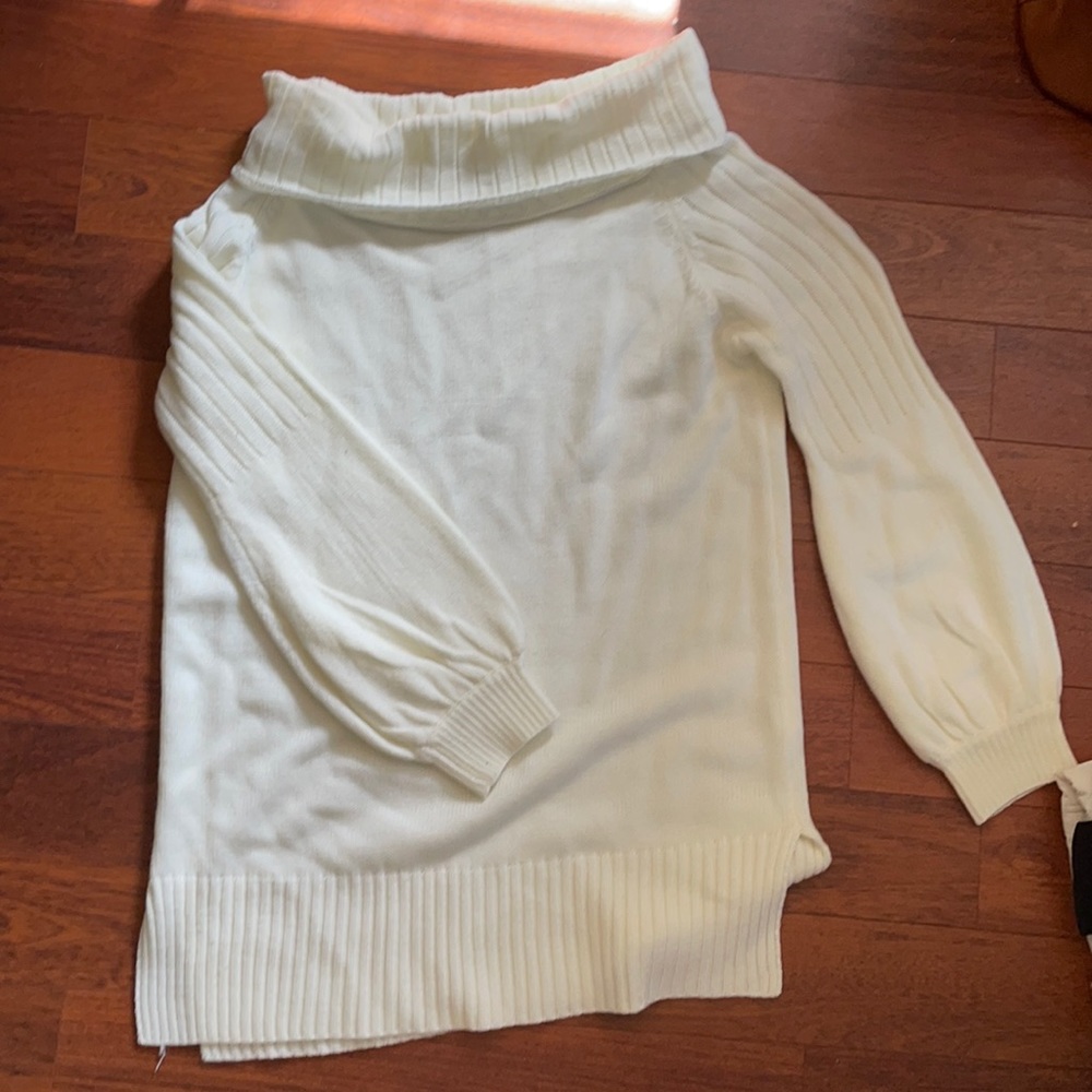 Off the shoulder sweater